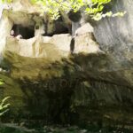 Hermitage of San Giovanni all’Orfento built into the cliffside in Majella National Park, Abruzzo, Italy