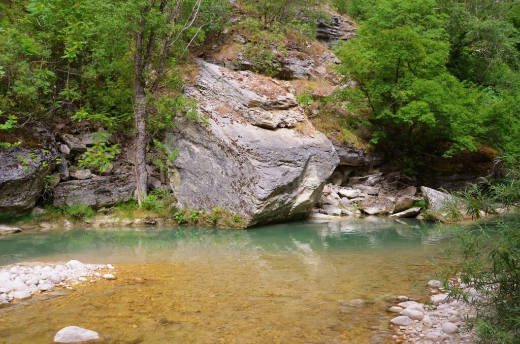 The Orta River trail