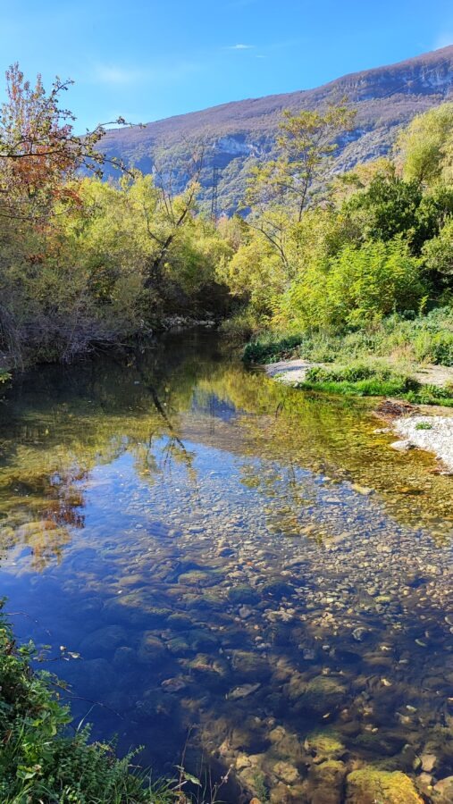 Aventino River near Palena, Majella National Park, Abruzzo, Italy