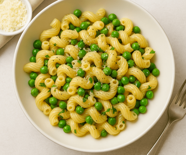 Pasta with peas - easy Italian recipies