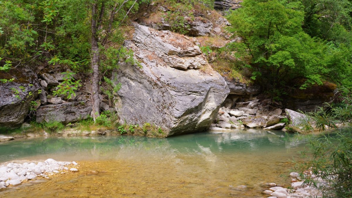 The Orta River trail